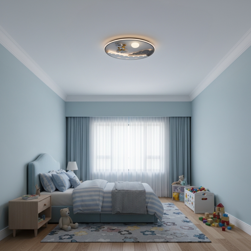 Brilagi - Plafonnier LED dimmable pour chambre d'enfant ASTRO LED/68W/230V 3000-6000K Ø 49 cm + télécommande