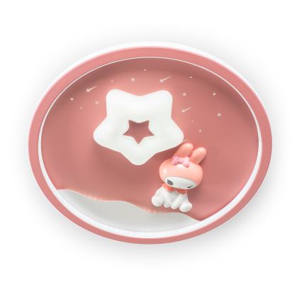 Brilagi - Plafonnier LED dimmable pour enfants BUNNY LED/83W/230V 3000-6000K Ø 49 cm + télécommande