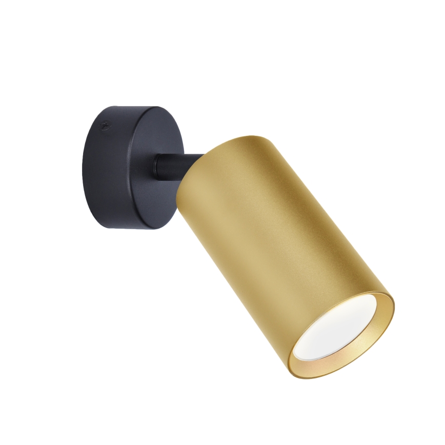 Brilagi - Spot LED RGBW dimmable SELE GOLDEN 1xGU10/4,8W/230V 3000K noir/doré + télécommande