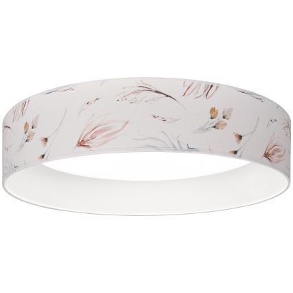 Brilagi - Plafonnier LED dimmable VELVET SMART VARI LED/36W/230V 3000–6500K Ø 55 cm blanc à motif floral + télécommande