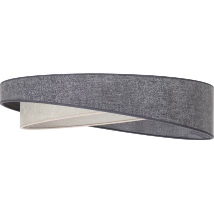 BRILAGI - Plafonnier LED dimmable VELVET TWIST LED/36W/230V 3000-6000K Ø 65 cm Wi-Fi Tuya Beacon gris/crème + télécommande
