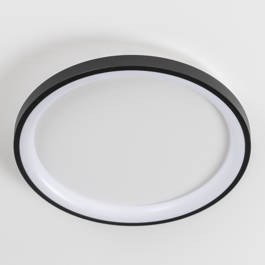 Brilagi - LED dimmbar Deckenleuchte FALCON SLIM LED/42W/230V 3000-6500K Ø 50 cm schwarz + Fernbedienung