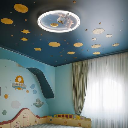 Brilagi - LED dimmbar Kinder-Deckenleuchte LED/42W/230V 3000/5700K Astronaut