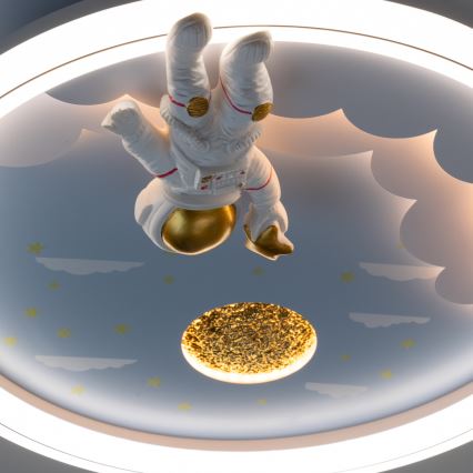 Brilagi - LED dimmbar Kinder-Deckenleuchte LED/42W/230V 3000/5700K Astronaut