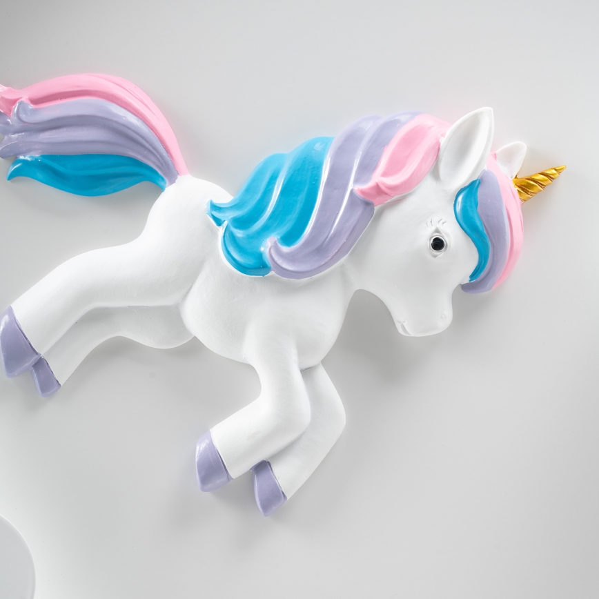 Brilagi - Dimmbare LED-Kinder-Deckenleuchte UNICORN LED/68W/230V 3000-6000K Ø 49 cm + Fernbedienung