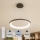 Brilagi - LED-dimmbar Pendelleuchte mit Seilabhängung FALCON SLIM LED/42W/230V 3000-6500K pr. 50 cm schwarz + Fernbedienung