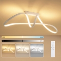 Brilagi - LED dimmbare Aufputz-Deckenleuchte TWISTER LED/60W/230V 3000-6000K weiß + Fernbedienung