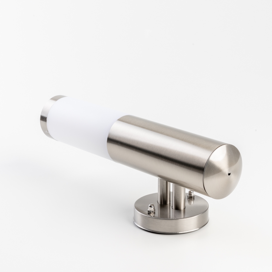 BRILAGI - LED-dimmbare Außenwandleuchte ELIA 1xE27/6W/230V 2700-6500K IP44 Wi-Fi mattchrom