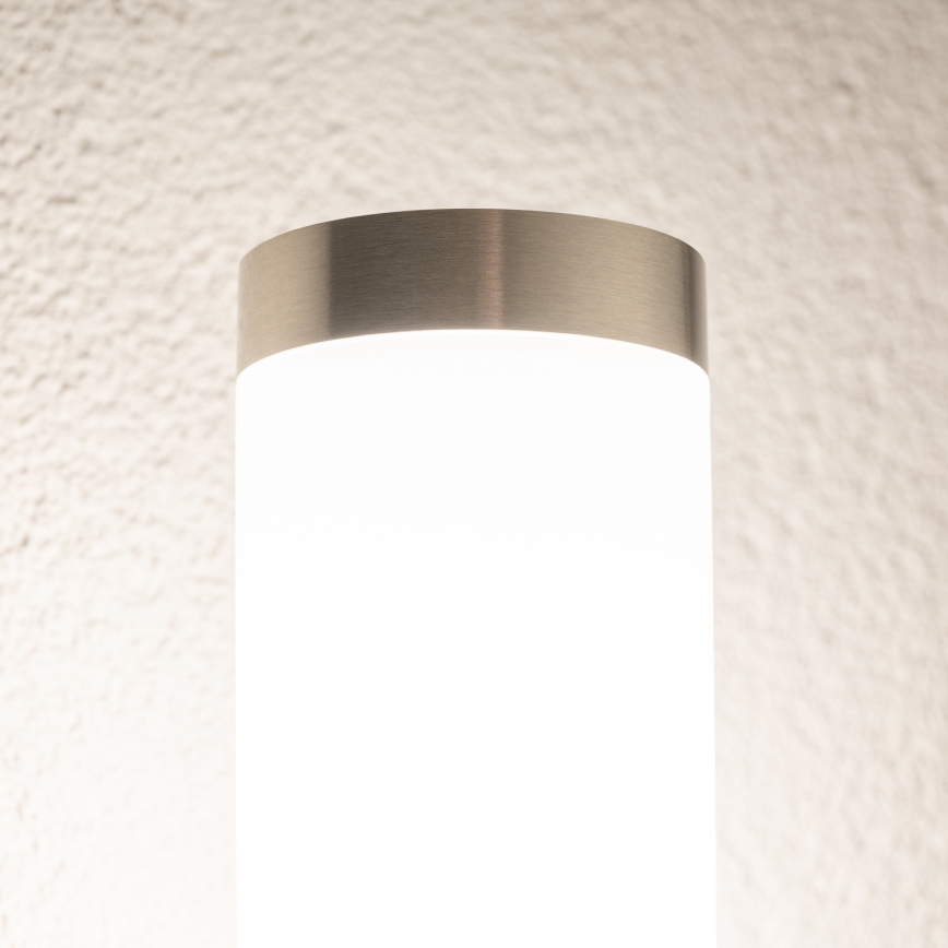 BRILAGI - LED-dimmbare Außenwandleuchte ELIA 1xE27/6W/230V 2700-6500K IP44 Wi-Fi mattchrom