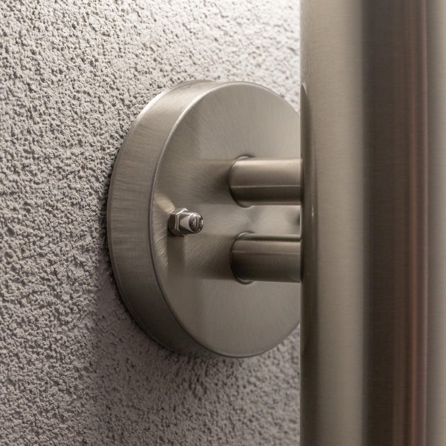 BRILAGI - LED-dimmbare Außenwandleuchte ELIA 1xE27/6W/230V 2700-6500K IP44 Wi-Fi mattchrom