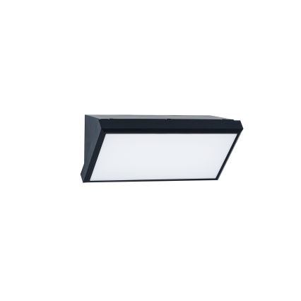 Brilagi - LED dimmbare Außenwandleuchte TRIANGLE 1xE27/6W/230V 2700-6500K IP65 schwarz