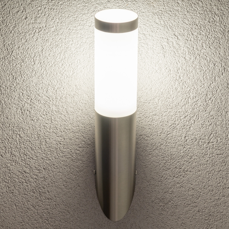 BRILAGI - LED-dimmbare Außenwandleuchte ELIA 1xE27/6W/230V 2700–6500K IP44 mattchrom