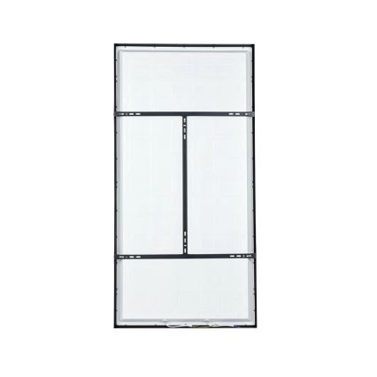 Brilagi - LED-dimmbare Badezimmer-Deckenleuchte FRAME SMART LED/96W/230V 120x60 cm 3000-6000K IP44 schwarz + Fernbedienung