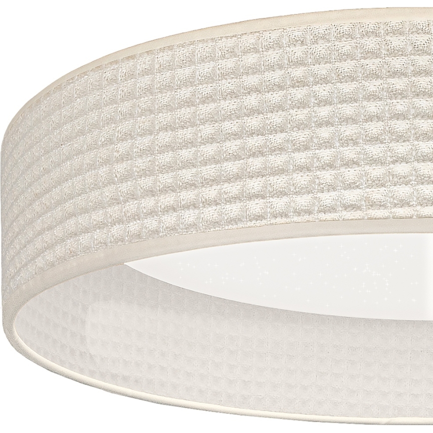 Brilagi - dimmbare LED-Deckenleuchte VELVET SMARTIX STARS LED/24W/230V 3000-6000K Ø 45 cm creme Wi‑Fi Tuya Beacon + Fernbedienung