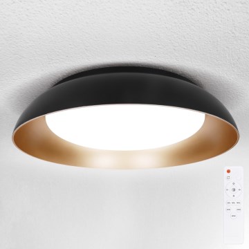 Brilagi - LED-dimmbare Deckenleuchte ALVA LED/48W/230V 3000-6500K Ø 51 cm schwarz + Fernbedienung