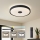 Brilagi - LED-dimmbare Deckenleuchte CORVO LED/72W/230V 3000-6000K schwarz Ø 50 cm + Fernbedienung