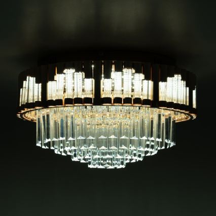 Brilagi - Dimmbare LED-Deckenleuchte CROWN LED/41W/230V 3000-6000K Ø 48 cm gold + Fernbedienung
