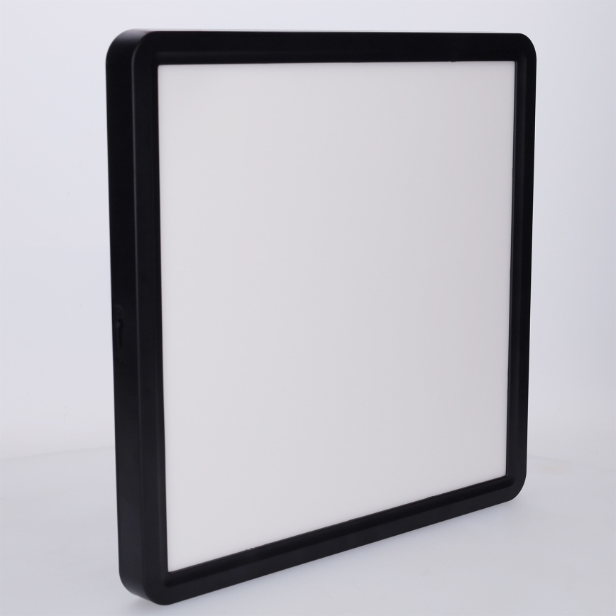Brilagi - LED-dimmbare Deckenleuchte ESTELA SQUARE LED/36W/230V 3000-6500K 31x31 cm schwarz + Fernbedienung