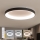 Brilagi - LED-dimmbare Deckenleuchte FALCON II LED/108W/230V 3000-6500K Ø 80 cm schwarz + Fernbedienung