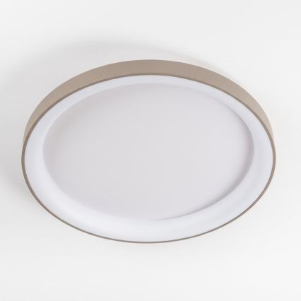 BRILAGI - LED-dimmbare Deckenleuchte FALCON II LED/108W/230V 3000-6500K Ø 80 cm weiß/beige + Fernbedienung