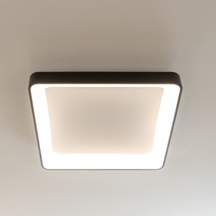 Brilagi - Dimmbare LED-Deckenleuchte FALCON II LED/125W/230V 3000-6500K 60x60 cm schwarz + Fernbedienung