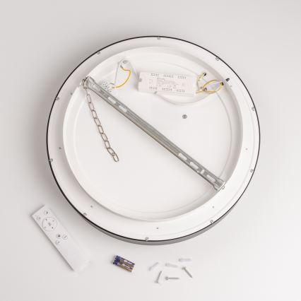 Brilagi - LED-dimmbare Deckenleuchte FALCON LED/80W/230V 3000-6500K Ø 60 cm schwarz + Fernbedienung