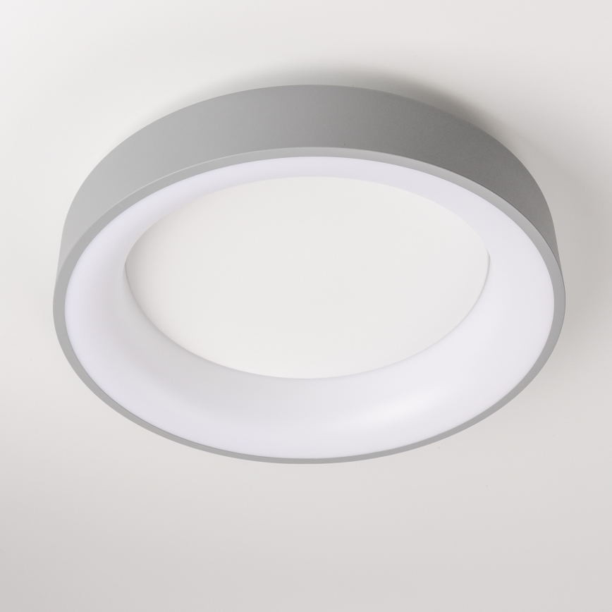 Brilagi - dimmbare LED-Deckenleuchte FALCON LED/80W/230V 3000-6500K Ø 60 cm grau + Fernbedienung