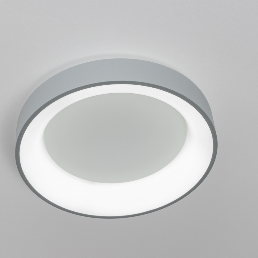 Brilagi - dimmbare LED-Deckenleuchte FALCON LED/80W/230V 3000-6500K Ø 60 cm grau + Fernbedienung