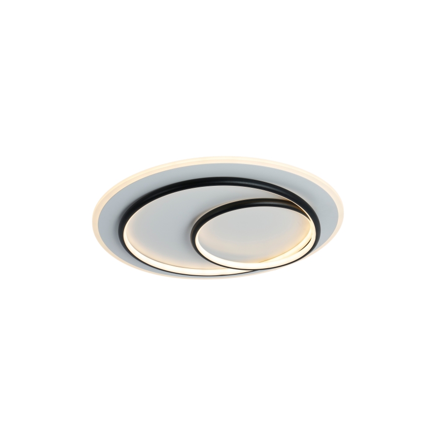 Brilagi - dimmbare LED-Deckenleuchte FLARE LED/70W/230V 3000-6000K Ø 50 cm weiß/schwarz + Fernbedienung