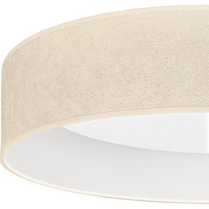 Brilagi - Dimmbare LED-Deckenleuchte VELVET SMARTIX STARS LED/24W/230V 3000-6000K Ø 45 cm cremefarben Wi-Fi Tuya Beacon + Fernbedienung