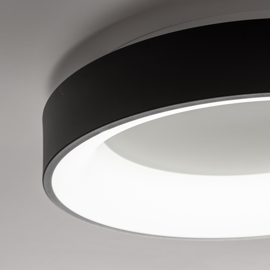 Brilagi - FALCON LED dimmbare Deckenleuchte LED/40W/230V 3000-6500K Ø 45 cm schwarz + Fernbedienung