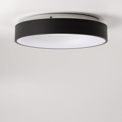 Brilagi - FALCON LED dimmbare Deckenleuchte LED/40W/230V 3000-6500K Ø 45 cm schwarz + Fernbedienung