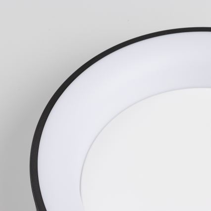 Brilagi - FALCON LED dimmbare Deckenleuchte LED/40W/230V 3000-6500K Ø 45 cm schwarz + Fernbedienung