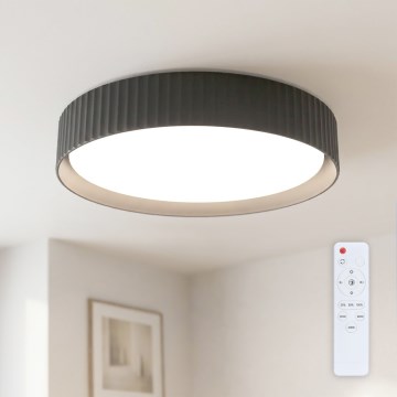 Brilagi - LED-dimmbare Deckenleuchte LUCIA LED/48W/230V 3000–6500K Ø 41 cm schwarz + Fernbedienung