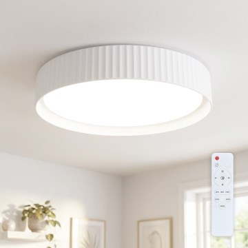 Brilagi - LED-dimmbare Deckenleuchte LUCIA LED/48W/230V 3000-6500K Ø 41 cm weiß + Fernbedienung