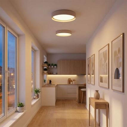 Brilagi - LED-dimmbare Deckenleuchte LUCIA LED/48W/230V 3000-6500K Ø 41 cm beige + Fernbedienung