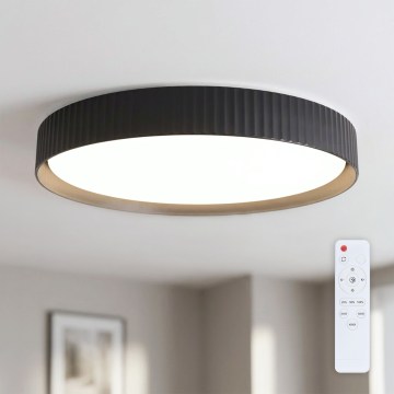 Brilagi - LED dimmbare Deckenleuchte LUCIA LED/60W/230V 3000-6500K Ø 59 cm schwarz + Fernbedienung