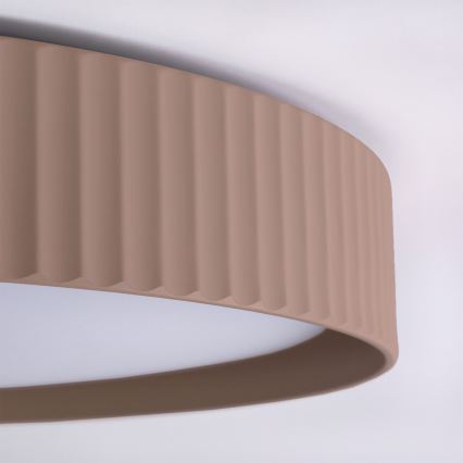 Brilagi - LED-dimmbare Deckenleuchte LUCIA LED/60W/230V 3000-6500K Ø 59 cm braun + Fernbedienung