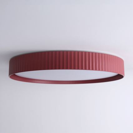 Brilagi - Dimmbare LED-Deckenleuchte LUCIA LED/60W/230V 3000–6500K Ø 59 cm rot + Fernbedienung