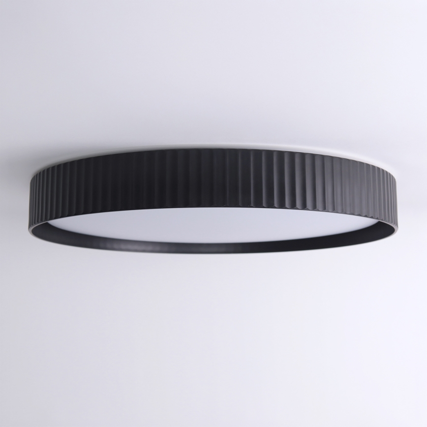 Brilagi - dimmbare LED-Deckenleuchte LUCIA LED/60W/230V 3000–6500K Ø 59 cm schwarz + Fernbedienung