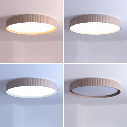 Brilagi - LED-dimmbare Deckenleuchte LUCIA LED/60 W/230 V 3000–6500 K Ø 59 cm taupe + Fernbedienung