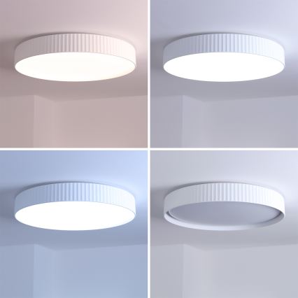 Brilagi - LED-dimmbare Deckenleuchte LUCIA LED/60W/230V 3000-6500K Ø 59 cm Weiß + Fernbedienung
