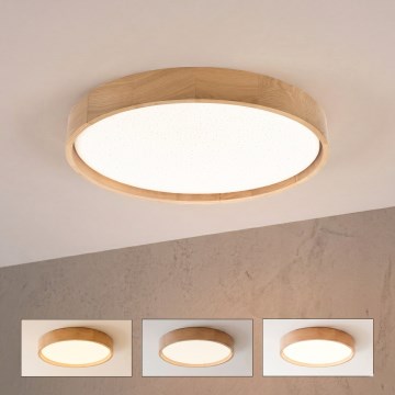 Brilagi - LED-dimmbare Deckenleuchte MANAROLA SMART STARS LED/36W/230V 3000-6000K Wi-Fi Tuya Beacon Ø 51 cm + Fernbedienung