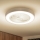 Brilagi - LED-dimmbare Deckenleuchte mit Ventilator LED/30W/230V 3000-6500K Ø 50 cm weiß + Fernbedienung