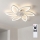 Brilagi - LED dimmbare Deckenleuchte mit Ventilator LED/50W/230V 3000-6500K Weiß + Fernbedienung