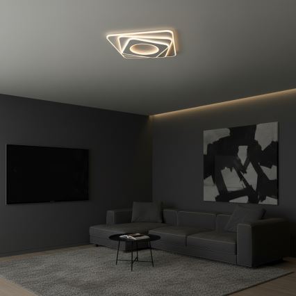 Brilagi - LED-dimmbare Deckenleuchte MODERN LED/100W/230V 3000-6000K 48x48 cm + Fernbedienung