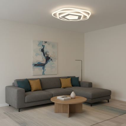 Brilagi - Dimmbare LED-Deckenleuchte MODERN LED/64W/230V 3000-6000K Ø 40 cm + Fernbedienung