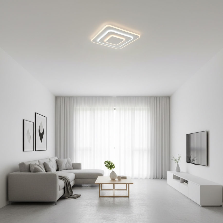 Brilagi - LED-dimmbare Deckenleuchte MODERN LED/72W/230V 3000-6000K 46,6x46,6 cm + Fernbedienung