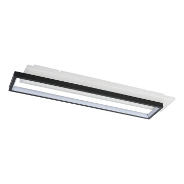 Brilagi - LED dimmbare Deckenleuchte OUTLINE LED/66W/230V 3000-6000K 15x60 cm weiß/schwarz + Fernbedienung