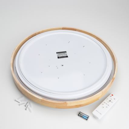 Brilagi - dimmbare LED-Deckenleuchte PINE LED/60W/230V Ø 52 cm 3000-6500K + Fernbedienung